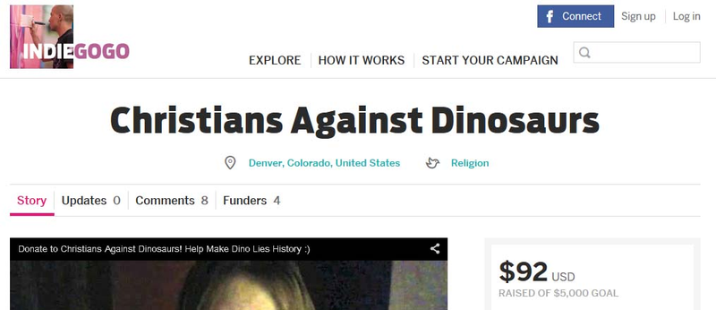 Illustration for article titled An open letter to Christians Against Dinosaurs UPDATED
